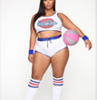 European And American Halloween Two-Piece Vest Shorts