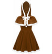 Women's Costumes Hooded Cape Christmas Party