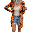 European And American Halloween Theme Printed Coat Small Cardigan Women's Clothing