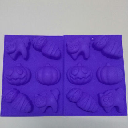 Halloween Pumpkin Ghost Mummy Silicone Cake Mold