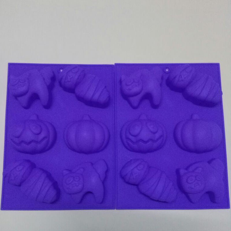 Halloween Pumpkin Ghost Mummy Silicone Cake Mold