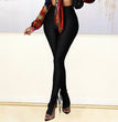 Tight Split Bell-bottom Pants Women