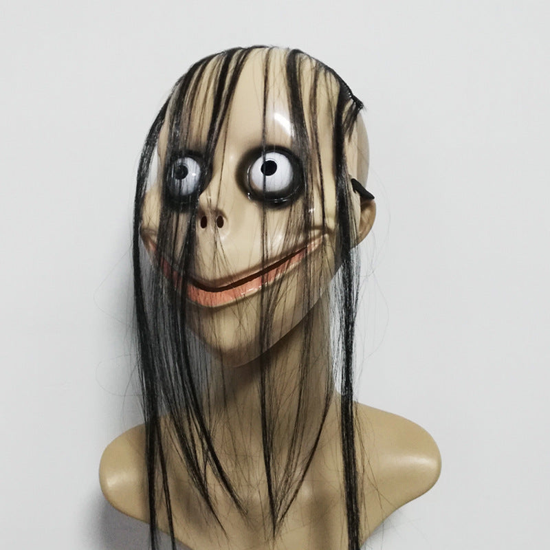 New Halloween Horror Long Hair MOMO Mask