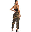 Slim Fit Camouflage Comfortable Leisure Tappered Stretch Overalls
