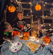 Halloween Wooden Pumpkin Tray Home Decor