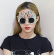 Creative 2024 Happy New Year Party Glasses Supplies Photo Props Holiday Dance Dress Up Funny Glasses