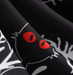 Halloween Retro Floral Print Swing Dress