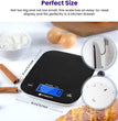 Food Kitchen Scale, Digital Mechanical Weighing Scale, Grams and Oz for Weight Loss,Cooking, and Baking, Black
