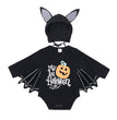 New Baby Halloween Long-sleeved Jumpsuit Pumpkin Letter Halloween Baby Jumpsuits Triangle Rompers