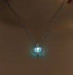 Halloween Pumpkin Cart glow-in-the-dark necklace