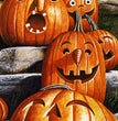 Diamond Painting Halloween Embroidery Pumpkin Full Square Diamond Mosaic Cartoon