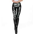 Halloween Costume Horror Ladies Skull Print Leggings