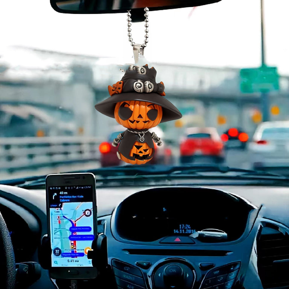 Halloween Christmas Pumpkin Dwarf Automobile Hanging Ornament