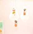 Fabric Mini Halloween Hanging Ghost Party Decoration Can Be Used As Finger Doll Cake Card Pumpkin