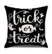 Halloween New Pumpkin English Alphabet Cartoon Car Sofa Cushion Waist Pillowcase