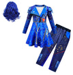 Girls' Blue Color Children's Halloween Costume Set