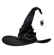 Halloween Costume Witch Spider Pendant Witch Hat Black Cloak Nose Eyes Suit
