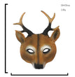 Sika Deer Mask Halloween Deer Mask Carnival Party Pu Animals Mask