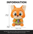 Disney Zootopia 2 Feature Plush Judy Hopps and Plush Nick Wilde - Plush Toys for Kids and Preschoolers - Stuffed Animal Movie Toys for Kids and Collectors -Plush Toys Gifts for Friends Family Kids Christmas New Year Chidlren Day Gifts(11")