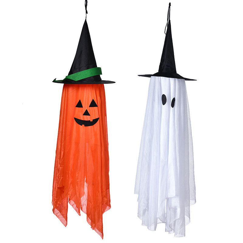 Halloween Decoration Props Pumpkin Cute Little Ghost Hat Ornament Venue