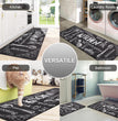 Kitchen Mats for Floor Set of 2 Thick anti Fatigue Mat for Cushioned, Waterproof Non-Slip Rugs Comfort Standing Chef Mat for Kitchen Sink, Laundry Room, Farmhouse Home Decor