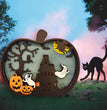 Home Fashion Personality Halloween Wooden Crafts