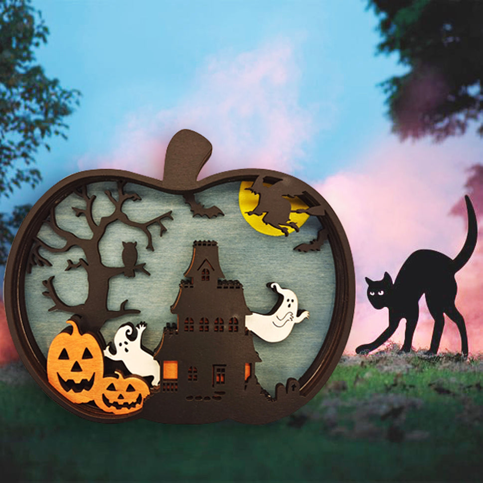 Home Fashion Personality Halloween Wooden Crafts