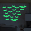 Halloween Luminous Carved Wall Stickers Fluorescent Stickers