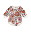 Baby Halloween Pumpkin Print Romper