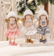 Christmas Lace Angel Doll Christmas Tree Small Pendant Lift Snowflake Girl Christmas Show Window Decorations Accessories