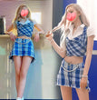 Grid Dance Costumes Campus Korean Dance Performance
