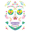 Halloween face sticker tattoo sticker