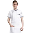 New Chef's Uniform Short Sleeve Men's Kitchen Clothes