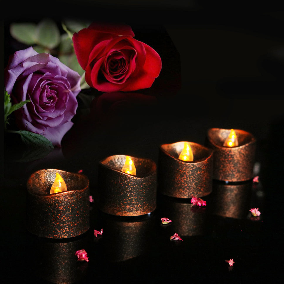 Halloween brown luminous led electronic candle