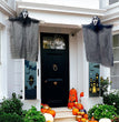 Halloween Venue Layout Props Ghost Face Door Hanging