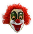 Halloween Funny Red Hair Clown Mask Masquerade Party Dress Up Props