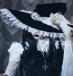 Lace Long Streamer Girl's Cap Halloween Wizard's Hat
