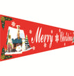 Christmas decorations Christmas couplets curtains Christmas banners pull flags Christmas curtains hanging flags window pendants