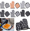 Halloween Pattern Microwave Oven Insulated Gloves