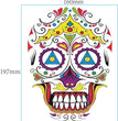 European And American Halloween Face Tattoo Stickers Day Of The Dead