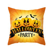 New Product Halloween Pillowcase Pumpkin Letter Fly Velvet Pillow Cushion Cover