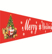 Christmas decorations Christmas couplets curtains Christmas banners pull flags Christmas curtains hanging flags window pendants