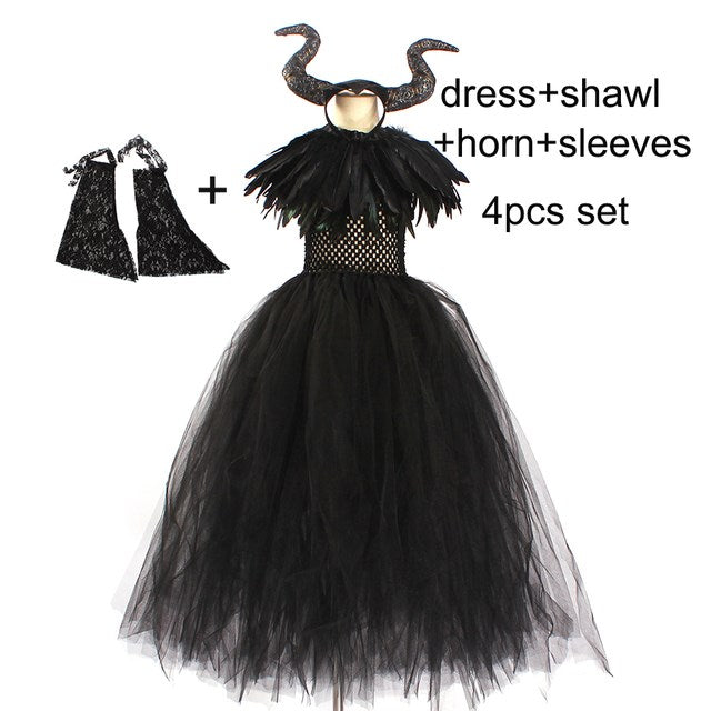 Girl Halloween Costume Witch Dress Dress