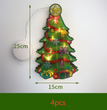 LED Suction Cup Window Hanging Lights Christmas Decoration
