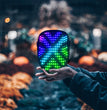 Led Mask Gesture Sensing With 50 Pattern Halloween Cosplay