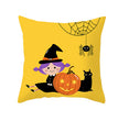 Halloween new pumpkin black cat pillowcase