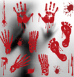 Halloween color static stickers