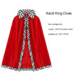 Halloween Cloak Children's King Prince Pro Game Party Performance Red Cape And Shawl