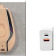 1500mAh Mini Power Emergency Pod Keychain Charger With Type-C Ultra-Compact Mini Battery Pack Fast Charging Backup Power Bank