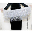 Halloween Belly Dance Costume Sequined Tassel Hip Skirt Waist Scarf